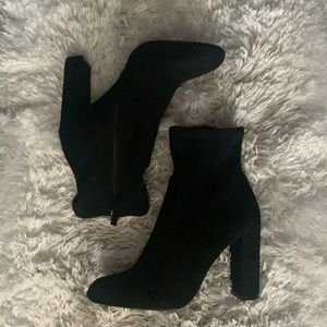 Steve Madden Black Ankle Boots